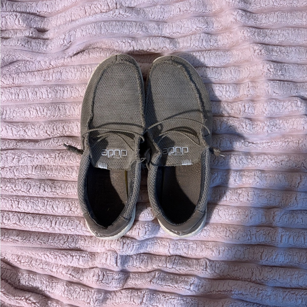 Hey Dude Men's Gray Loafers